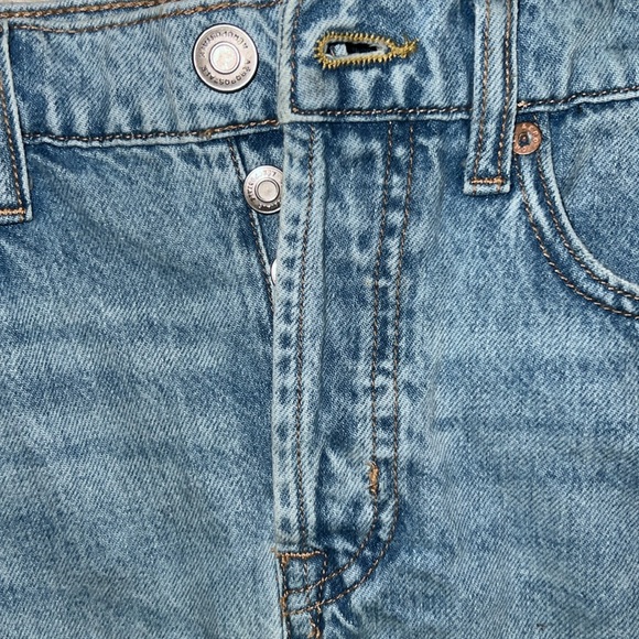 Aeropostale High Waisted High Rise Blue Denim Jean Skirt - Picture 11 of 11